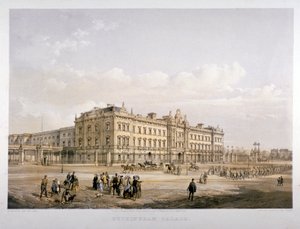Palacio de Buckingham, Londres, 1852 de E Walker