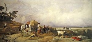 Cosecha en las Tierras Altas de E. and Callcott A. W. Landseer