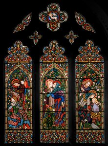 La Anunciación, la Visitación y la Natividad, c.1860 de E. and Halliday Burne Jones
