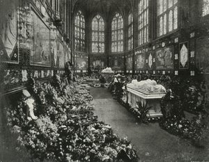 Funeral de S.A.R. El Duque de Clarence, enero de 1892, c1897