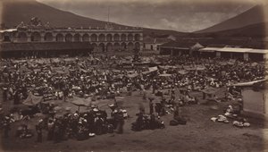 Plaza y Palacio del Virrey - Antigua de Guatemala, 1877