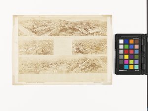 Clave para el Panorama de San Francisco, desde California Street Hill de Eadweard Muybridge