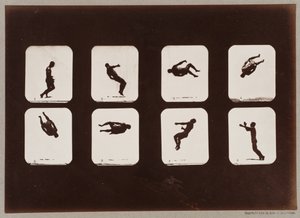 Placa 106. Atletas, Voltereta de Eadweard Muybridge