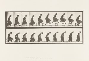 Placa 156. Saltando; salto alto en carrera recta, 1885