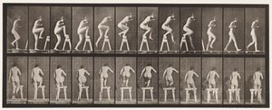 Placa 178. Pisando y cruzando un caballete de Eadweard Muybridge