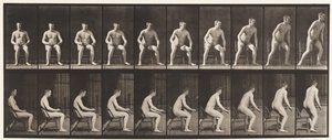 Placa 249. Levantándose de la silla de Eadweard Muybridge