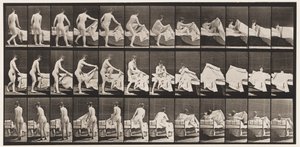 Placa 263. Entrando en la cama de Eadweard Muybridge