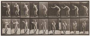 Placa 281. Béisbol; atrapando y lanzando de Eadweard Muybridge