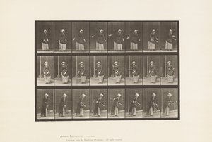 Placa 296. Tenis en césped de Eadweard Muybridge