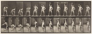 Placa 320. Levantando una Mancuerna de 50 lb de Eadweard Muybridge