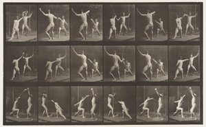 Placa 350. Esgrima de Eadweard Muybridge