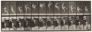 Placa 366. Corriendo, enganchando y pateando de Eadweard Muybridge