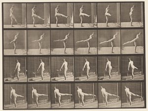 Placa 370. Primera Acción de Ballet de Eadweard Muybridge