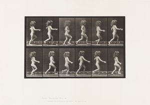 Placa 469. Niño, corriendo, 1885 de Eadweard Muybridge