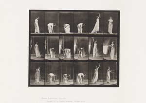 Placa 503. Miscelánea - Agachándose, etc. de Eadweard Muybridge
