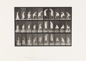 Placa 513. Subiendo y Bajando de la Mesa de Eadweard Muybridge