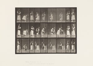 Placa 516. Movimientos Misceláneos con una Jarra de Agua de Eadweard Muybridge
