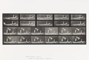 Placa 556. Corea local; A, B, Mientras yace de Eadweard Muybridge