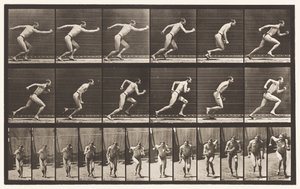 Placa 59. Comenzando a Correr (Zapatos) de Eadweard Muybridge