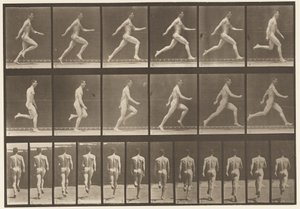 Placa 64. Corriendo a toda velocidad de Eadweard Muybridge