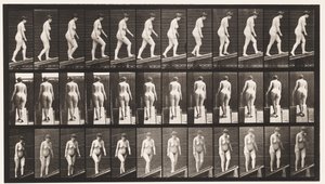 Placa 77. Subiendo una pendiente de Eadweard Muybridge