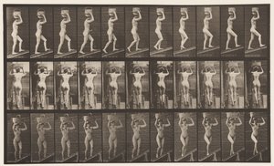 Placa 80. Ascendiendo pendiente de Eadweard Muybridge