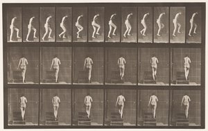 Placa 93. Subiendo escaleras de Eadweard Muybridge