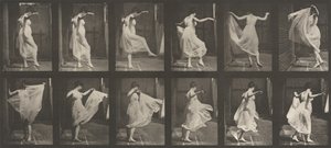 Placa número 188. Baile (fantasía) de Eadweard Muybridge