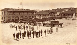 Recepción del artista, Quezaltenango, Guatemala de Eadweard Muybridge