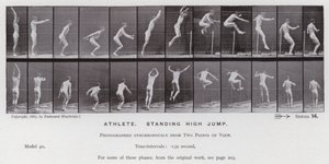 La Figura Humana en Movimiento: Atleta, salto de altura de pie