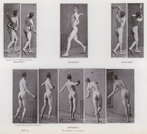 La figura humana en movimiento: Cricket de Eadweard Muybridge