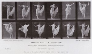 La figura humana en movimiento: Bailarina, una pirueta
