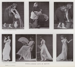 La figura humana en movimiento: Actos de movimiento diversos de Eadweard Muybridge