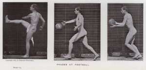 La figura humana en movimiento: Fases en el fútbol de Eadweard Muybridge