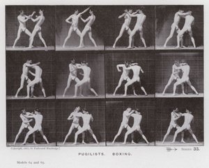 La Figura Humana en Movimiento: Pugilistas, Boxeo de Eadweard Muybridge