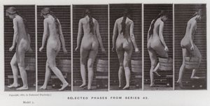 La figura humana en movimiento: fases seleccionadas de la serie 42 de Eadweard Muybridge
