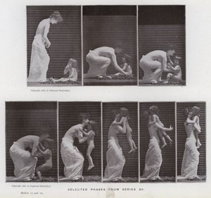 La figura humana en movimiento: Fases seleccionadas de la serie 80 de Eadweard Muybridge