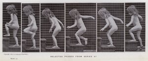 La figura humana en movimiento: Fases seleccionadas de la serie 87 de Eadweard Muybridge