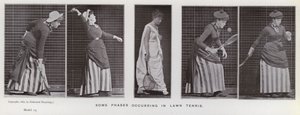 La figura humana en movimiento: algunas fases en el tenis de césped de Eadweard Muybridge