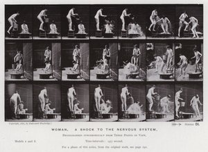 La Figura Humana en Movimiento: Mujer, un choque al sistema nervioso de Eadweard Muybridge