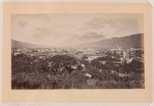 Volcan Fuego, Antigua de Guatemala de Eadweard Muybridge