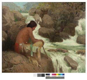 Cataratas Hondo, 1907 de Eanger Irving Couse