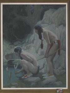 Aguas sagradas (óleo sobre lienzo)