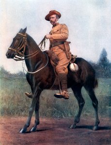 Teniente Coronel Edward Bethune, comandante de la Infantería Montada de Bethune, 1902 de Earl de la Warr