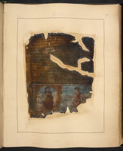Una página de The Cotton Genesis, siglo V o VI de Eastern Mediterranean School