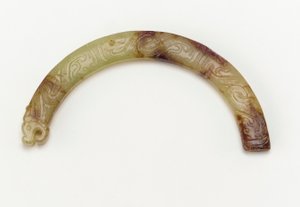 Colgante de dragón, siglo VI a.C. de Eastern Zhou Dynasty Chinese School