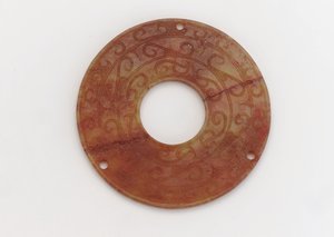 Disco ornamental, siglo IV-III a.C. de Eastern Zhou Dynasty Chinese School