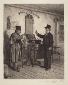 Una copa con el terrateniente de Eastman Johnson