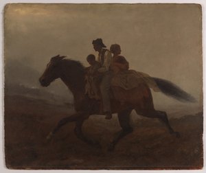 A Ride for Liberty (óleo sobre tabla) de Eastman Johnson
