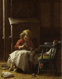 Preocupaciones familiares, 1873 de Eastman Johnson
